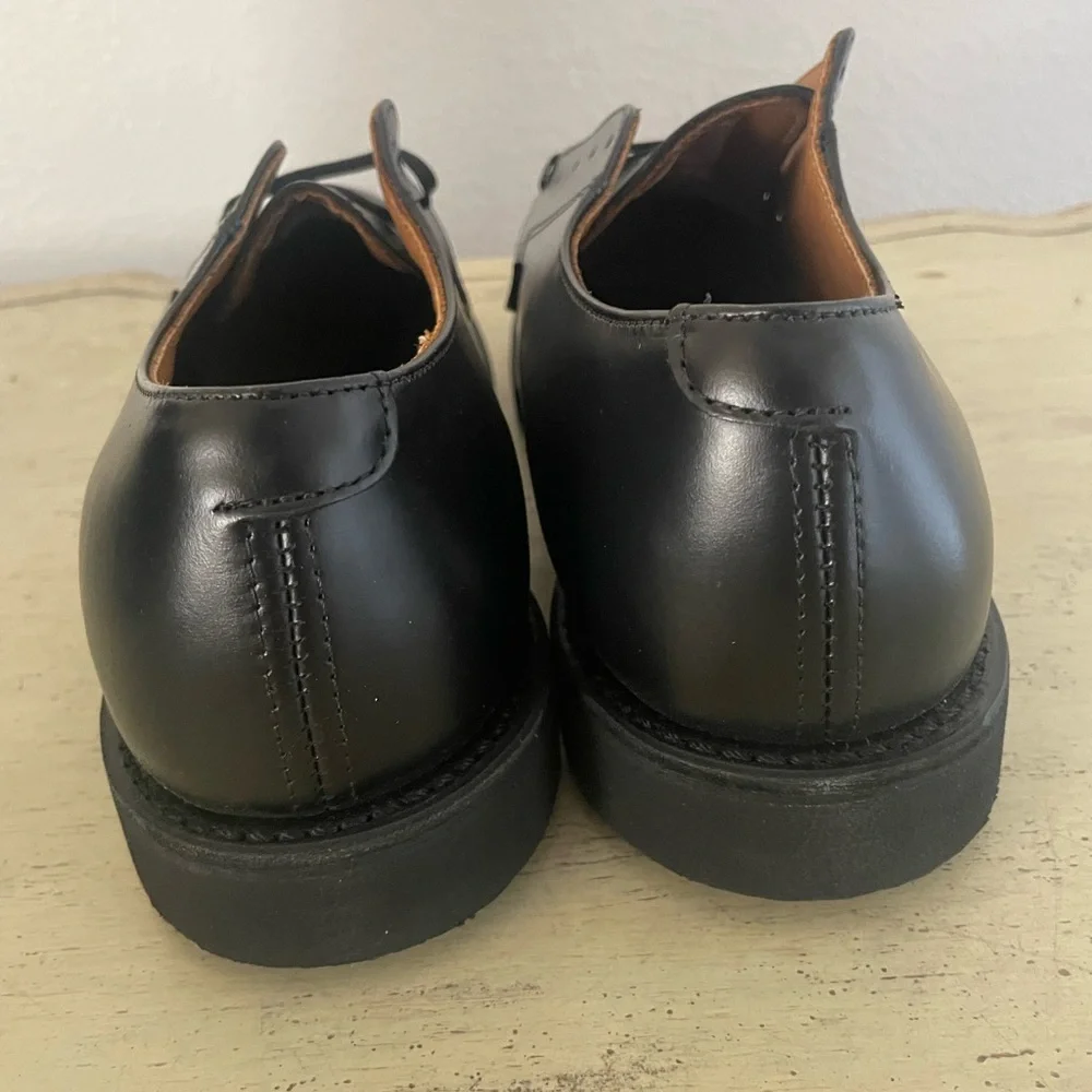 Red Wing® Postman‎ Oxfords (Derbys) in Black Chaparral Size 10 M $310 NH009
